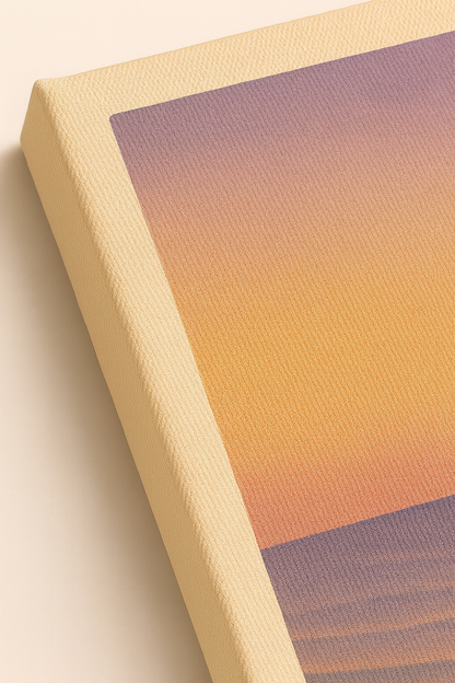 Tranquil Sunset Beach - Wall Poster Canvas - 20 X 30 Inches